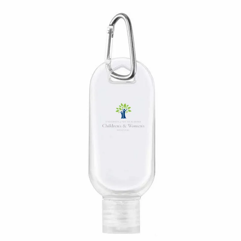 Sanitiser Bottles With Carabiner - Imprint Now - AUS