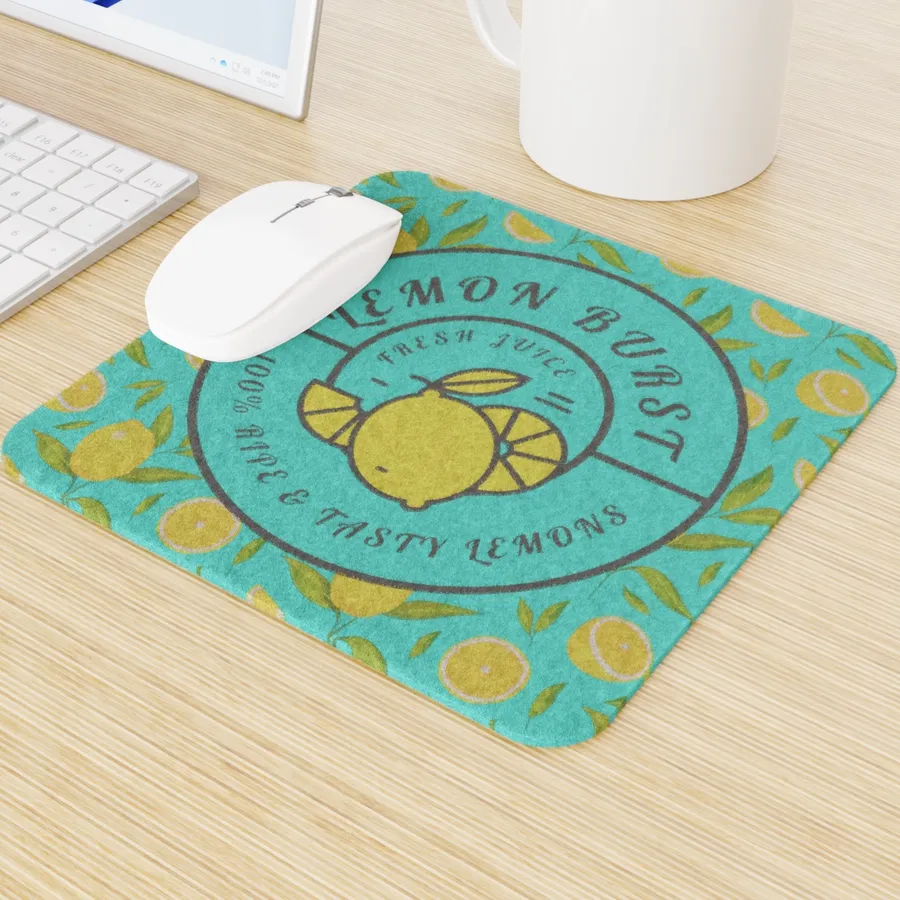 Custom Wool Felt Mouse Pad - Imprint Now - AUS