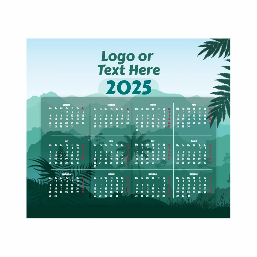 Nature Mouse Pad with Calendar - Imprint Now - AUS