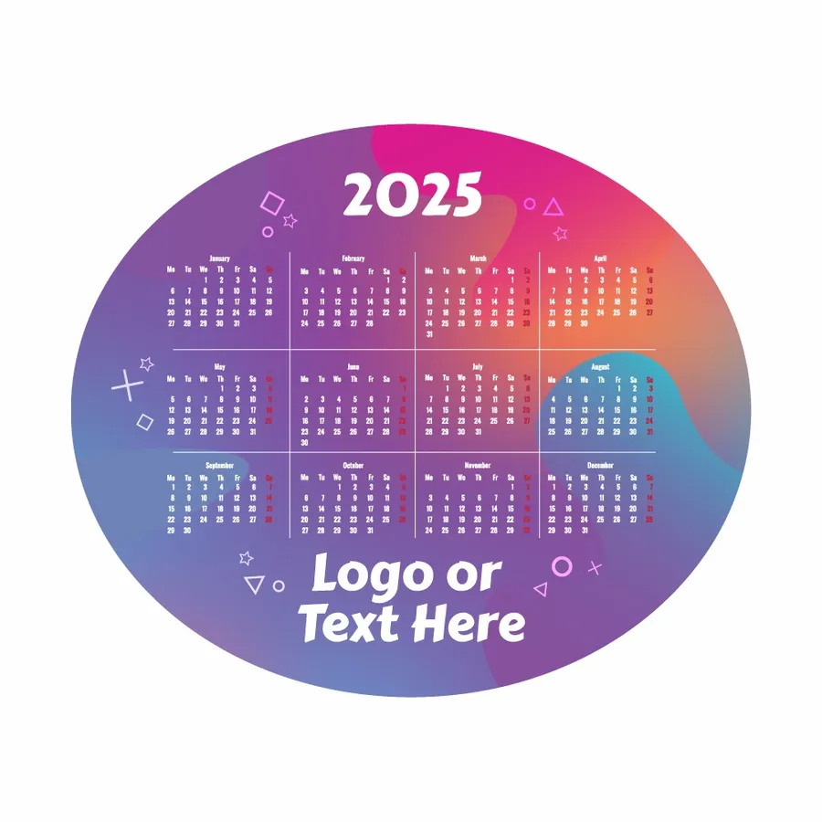 Colorful Gradient Calendar Mouse Pad - Imprint Now - AUS