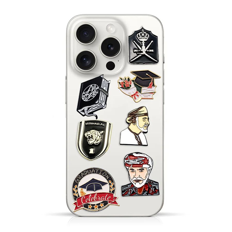 Phone Metal Badge Stickers - Imprint Now - AUS