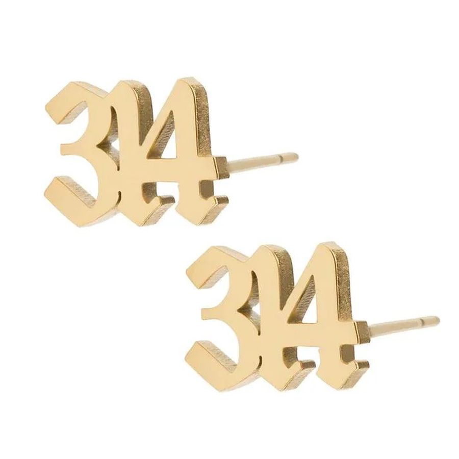 Die Struck Metal Earrings - Imprint Now - AUS