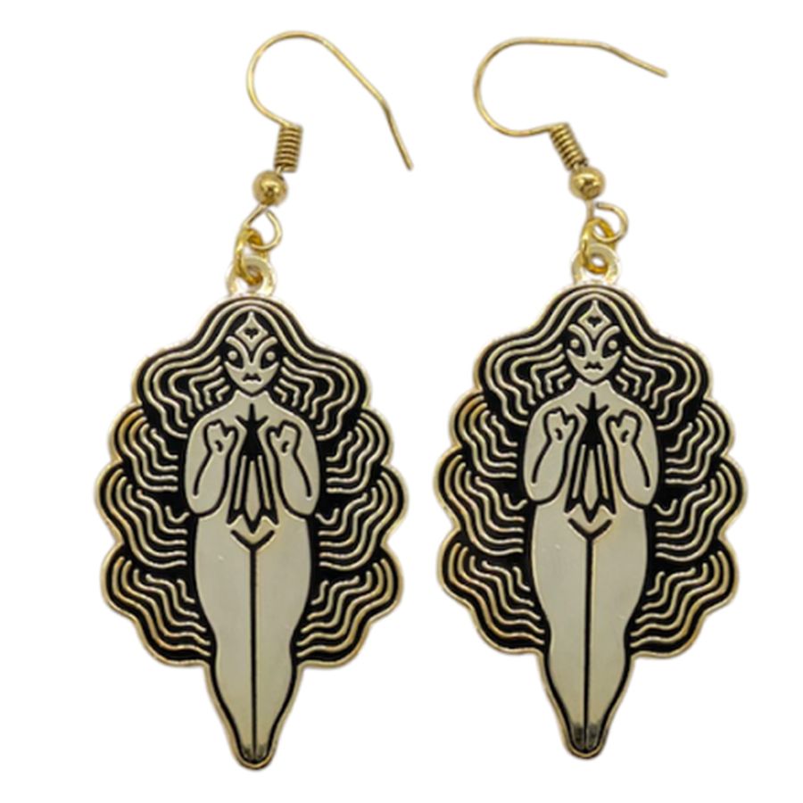 Hard Enamel Metal Earrings - Imprint Now - AUS