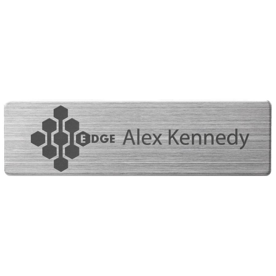 Engraved Metal Name Badges - Imprint Now - AUS