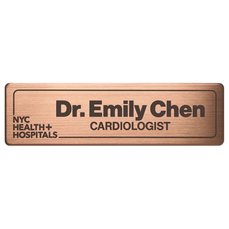 Engraved Metal Name Badges - Imprint Now - AUS