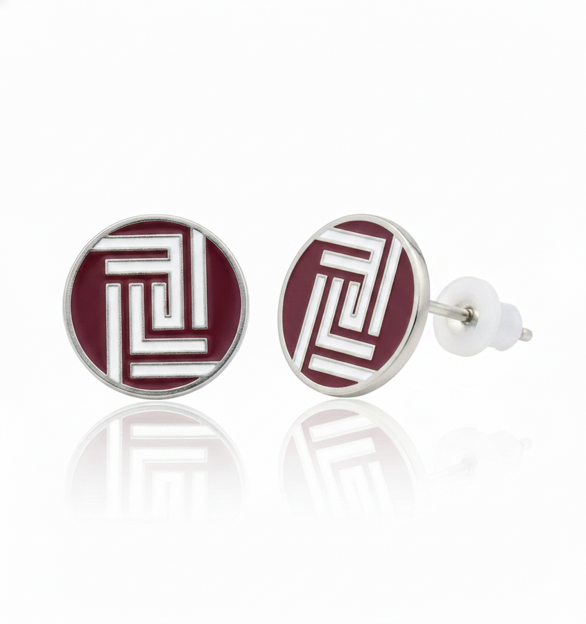 Soft Enamel Metal Earrings - Imprint Now - AUS