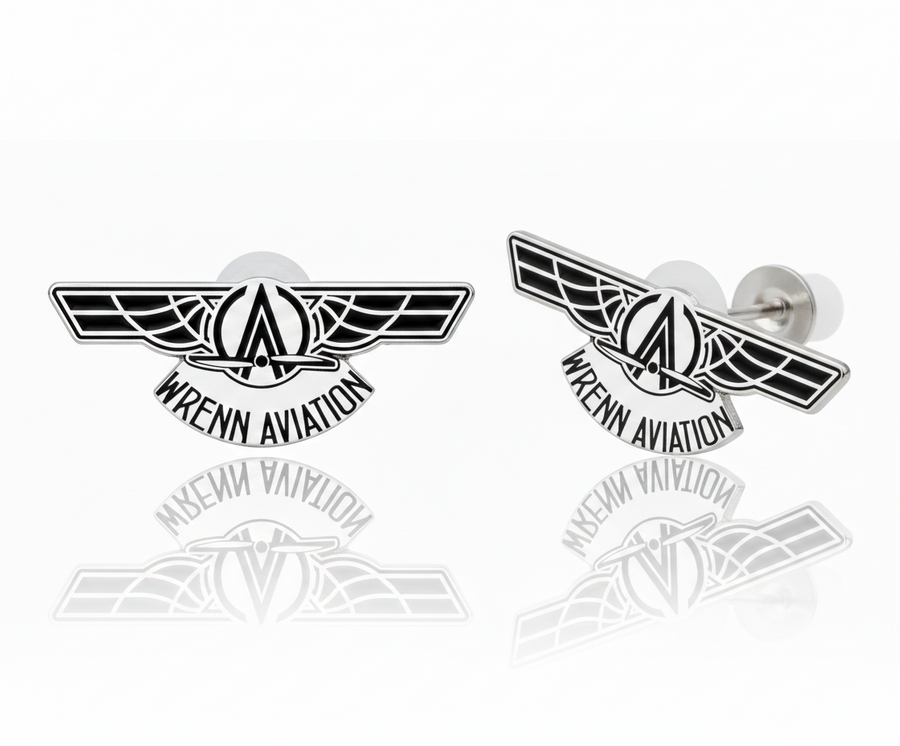 Hard Enamel Metal Earrings - Imprint Now - AUS