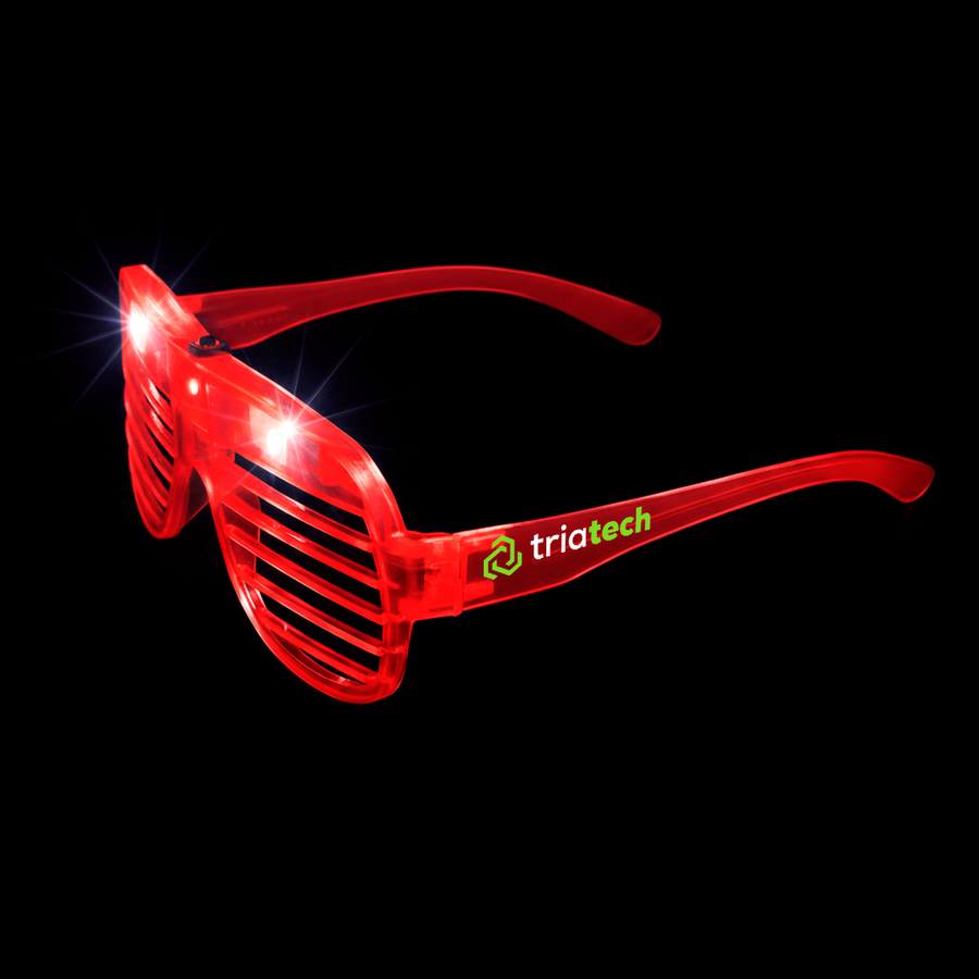 Light-Up LED Slotted Glasses - Imprint Now - AUS