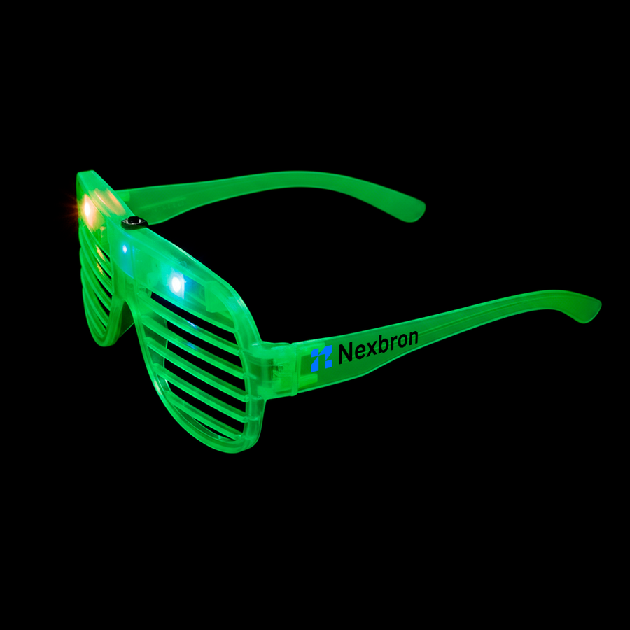 Light-Up LED Slotted Glasses - Imprint Now - AUS