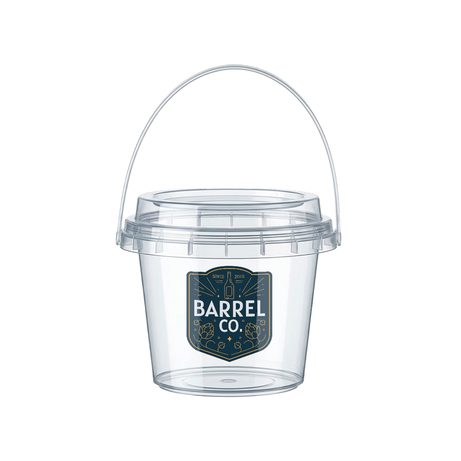 Premium Transparent Drink Buckets - Imprint Now - AUS
