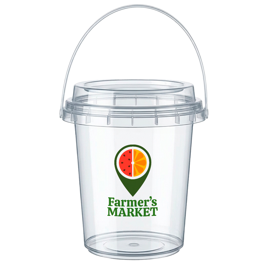 Premium Transparent Drink Buckets - Imprint Now - AUS