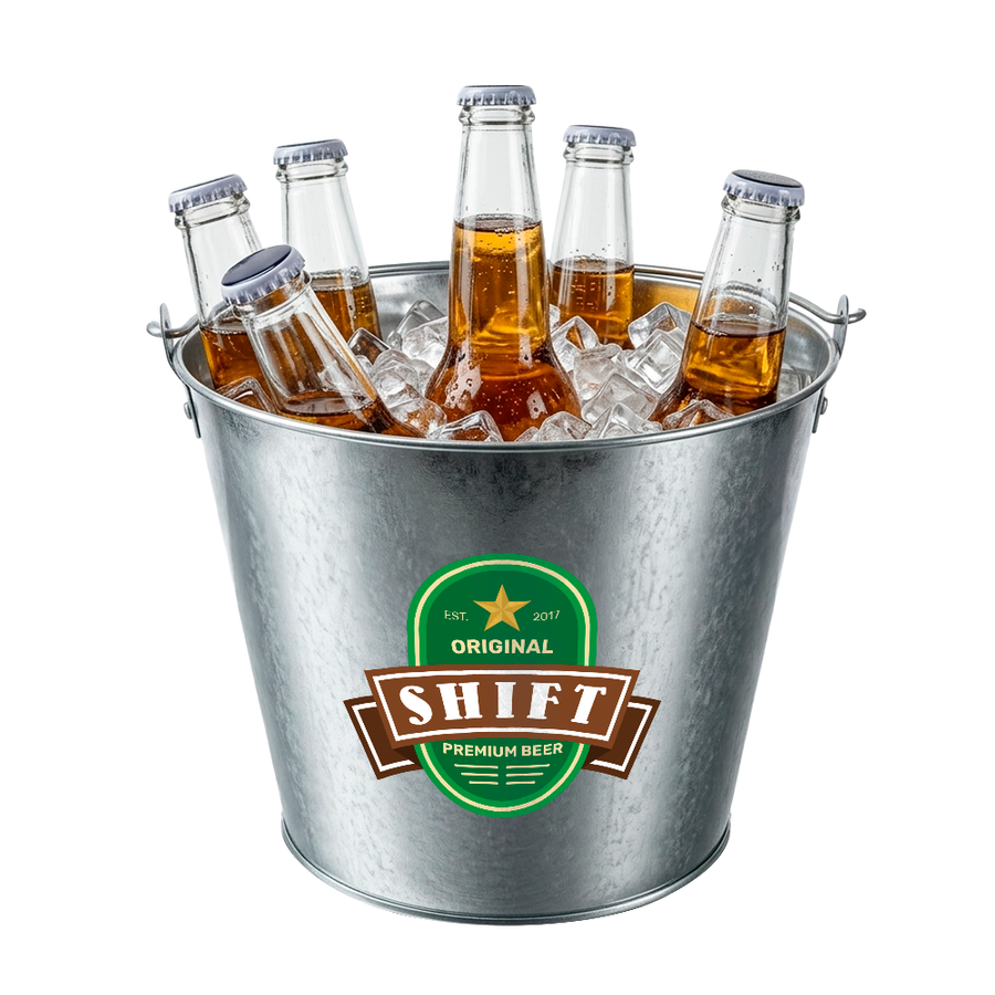 Tinplate Beer Buckets & Opener Combo - Imprint Now - AUS