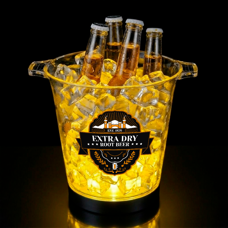 Multi-Colour Light-Up Drink Buckets - Imprint Now - AUS