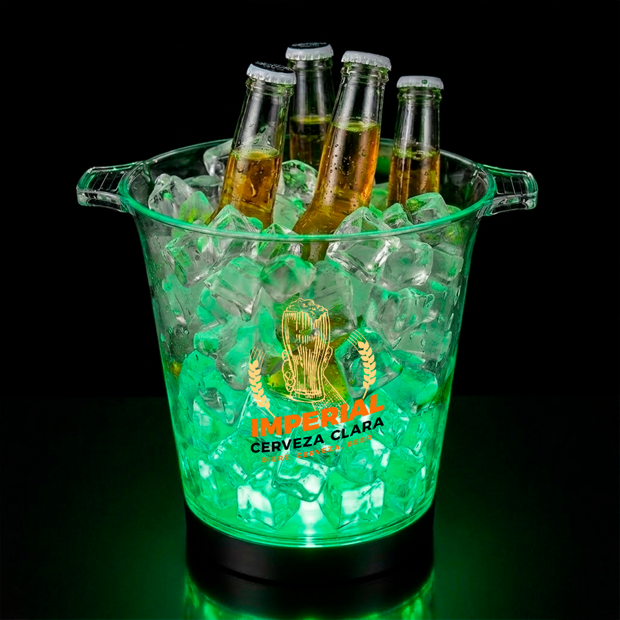 Multi-Colour Light-Up Drink Buckets - Imprint Now - AUS