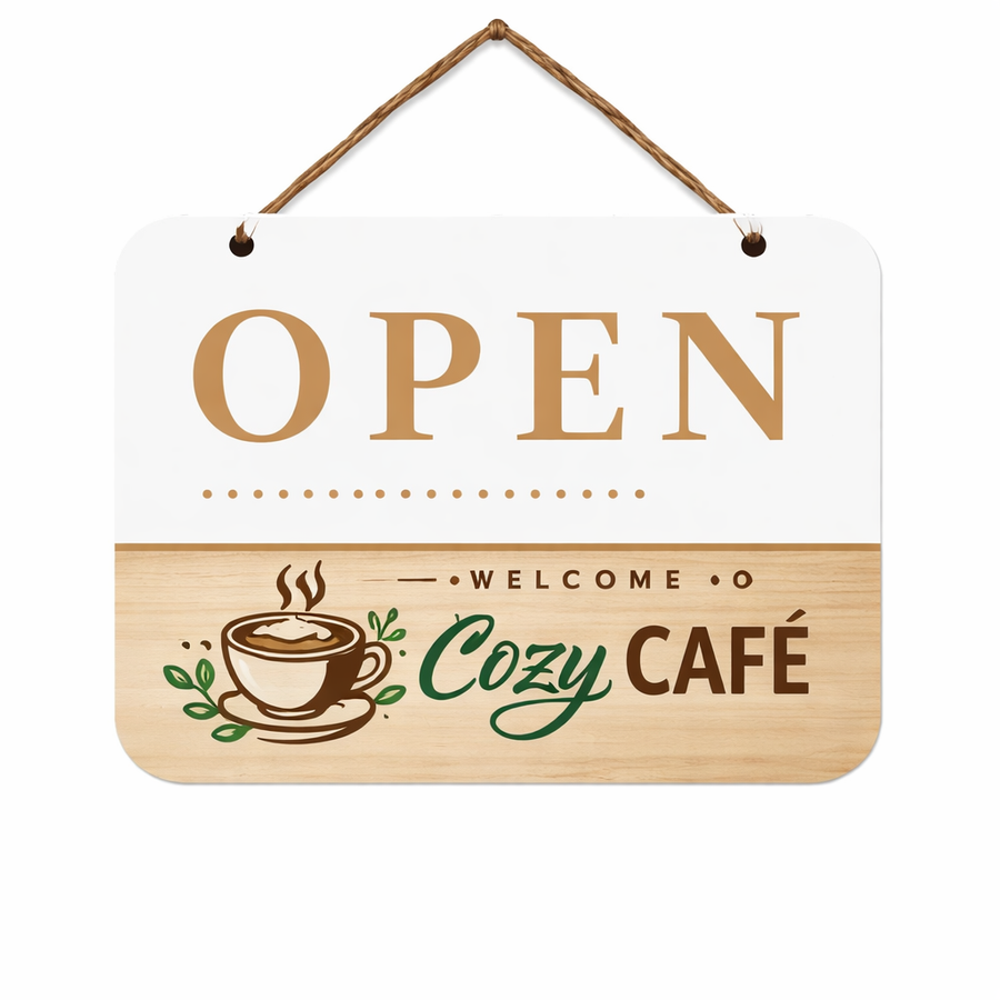 Plastic Hanging Door Signs - Imprint Now - AUS