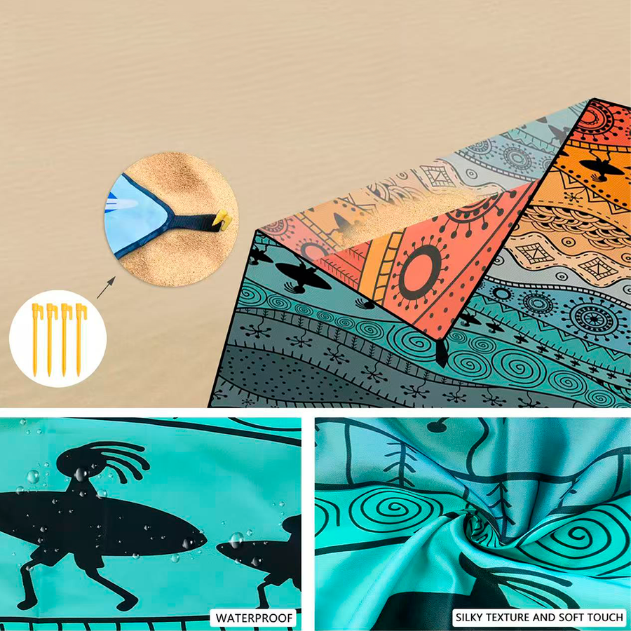 Windproof Beach Mats - Imprint Now - AUS