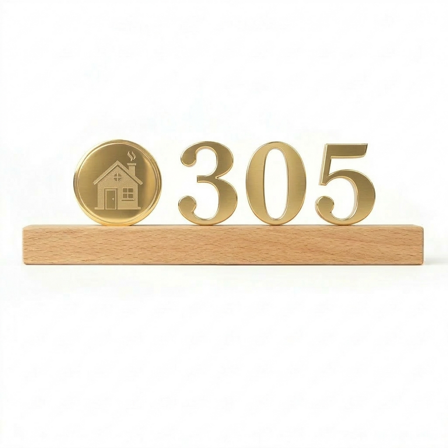 3D Wooden Door Signs - Imprint Now - AUS