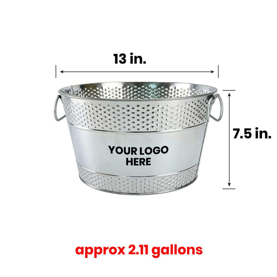 Galvanized Beverage & Ice Buckets - Imprint Now - AUS