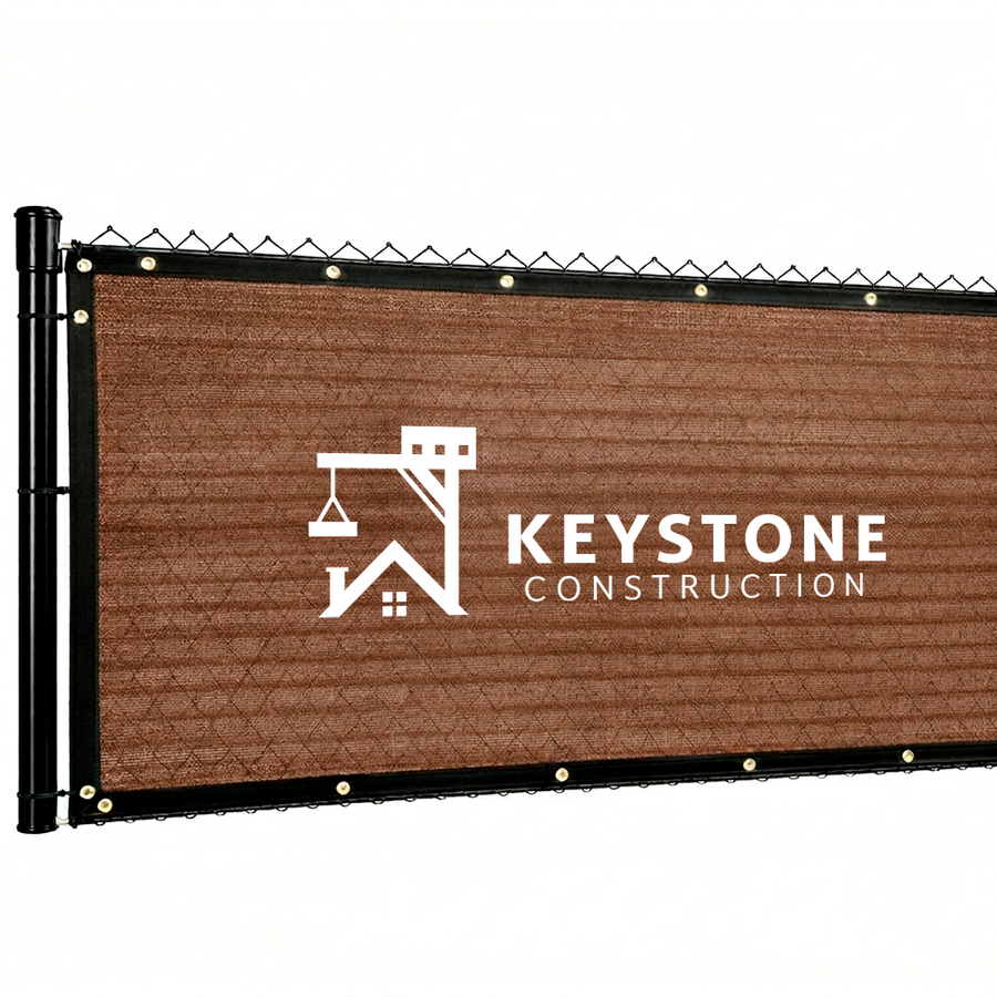 Custom 90% Blockage Fence Screen - Imprint Now - AUS