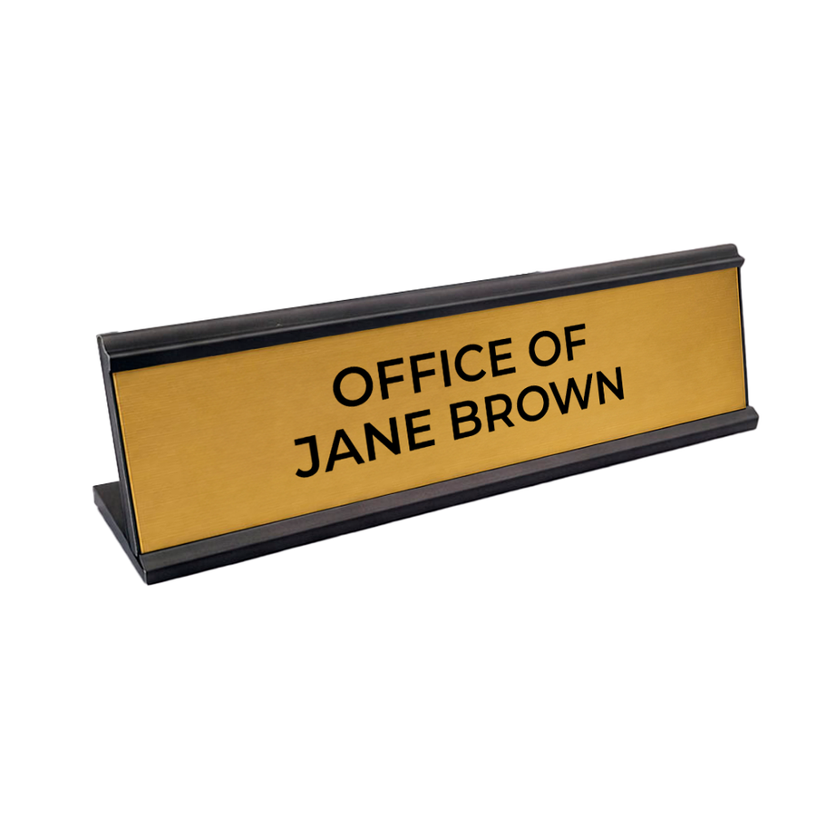 Metal Desktop Name Badge - Imprint Now - AUS