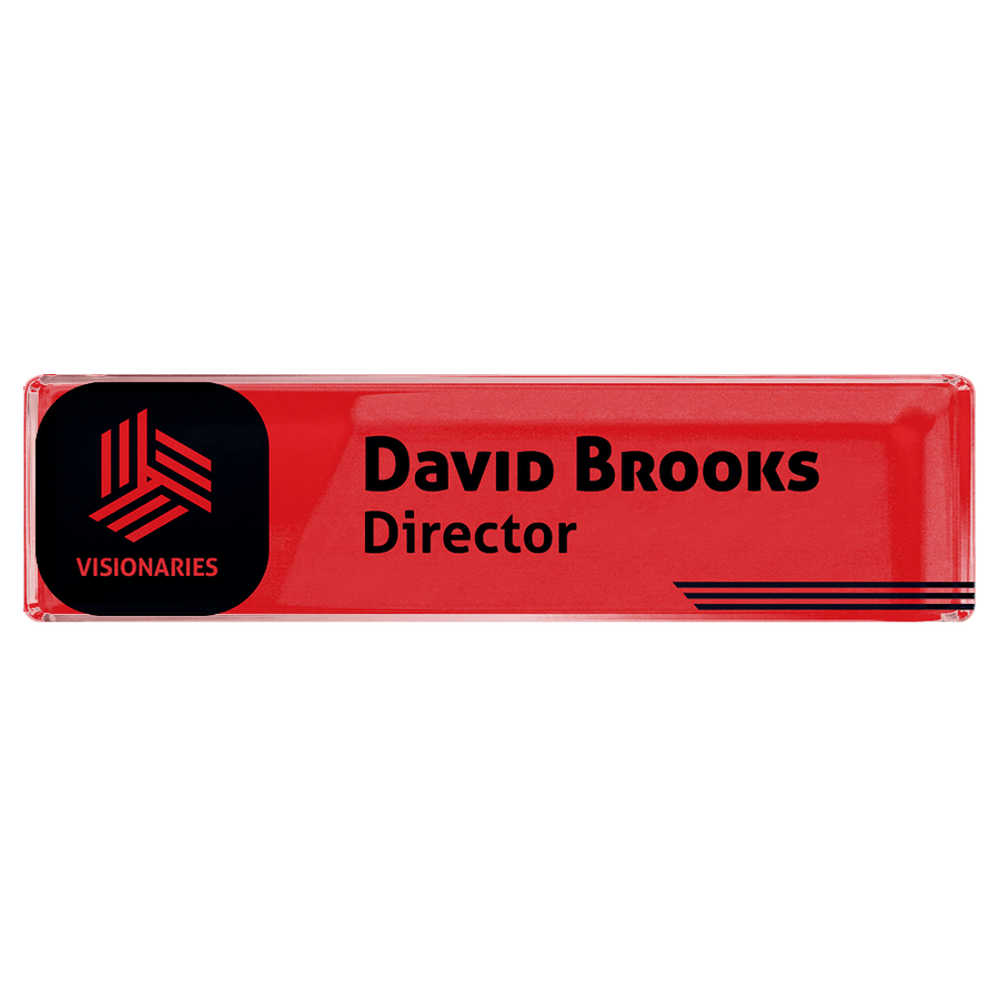 Acrylic Desktop Name Badges - Imprint Now - AUS