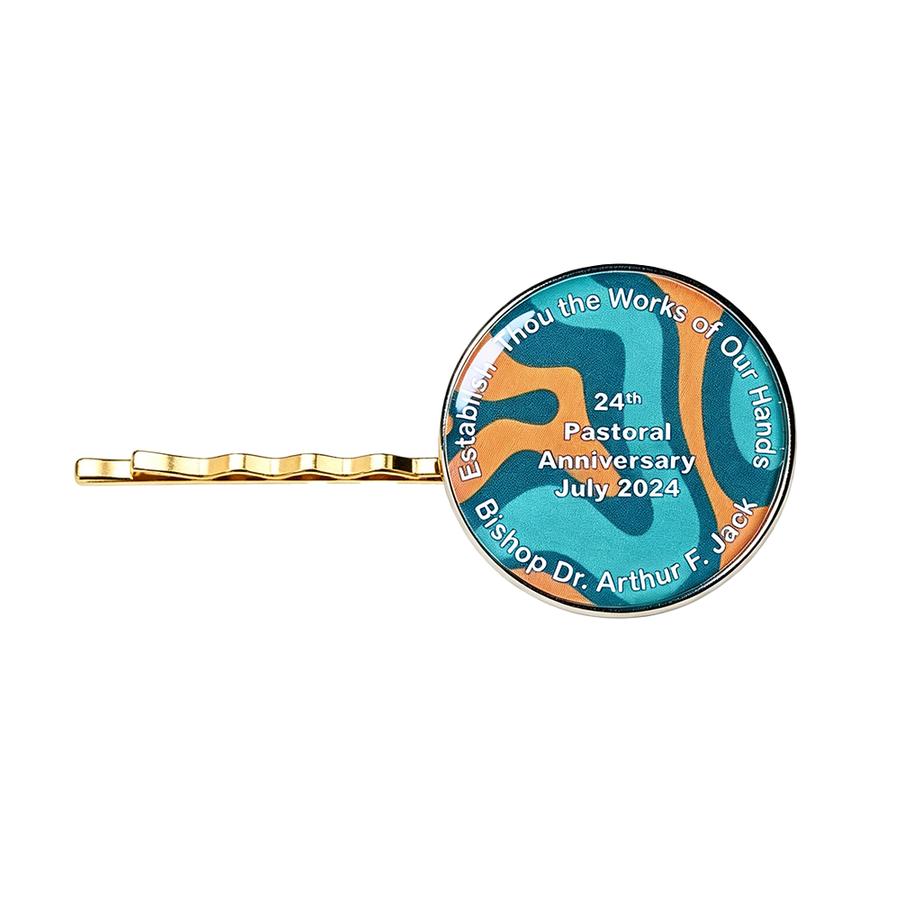 Epoxy Dome Metal Hair Clips - Imprint Now - AUS