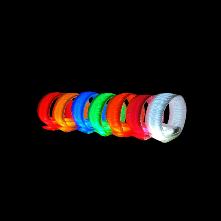 Glow Velcro Wristbands - Imprint Now - AUS