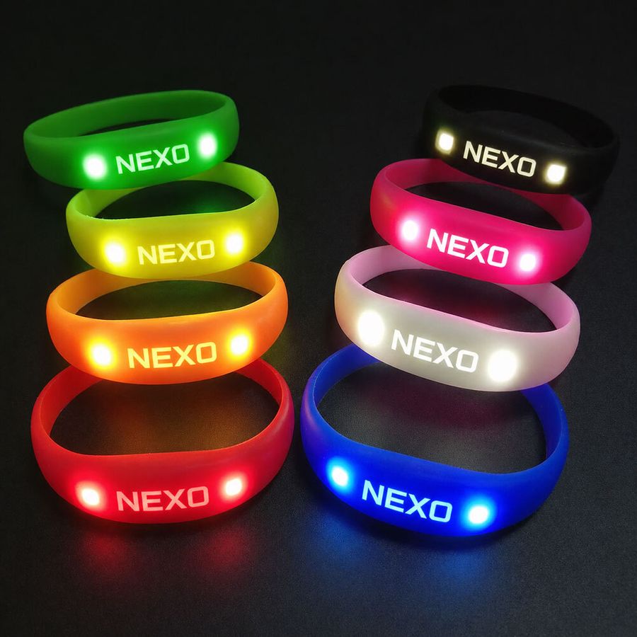 Light Up Silicone Wristbands - Imprint Now - AUS