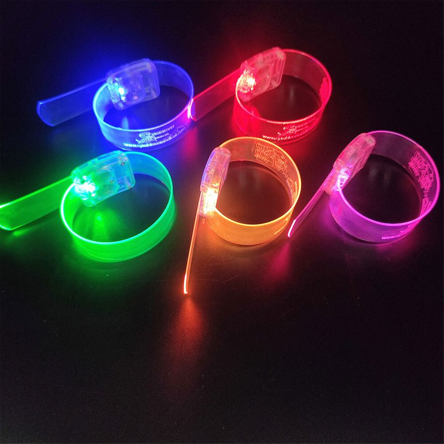 Light Up Plastic Wristbands - Imprint Now - AUS