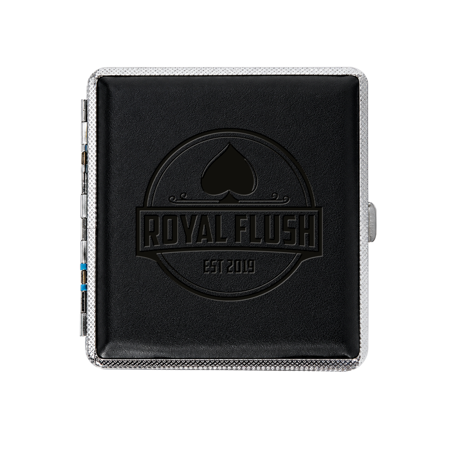 Leather Grain Metal Cigarette Cases - Imprint Now - AUS