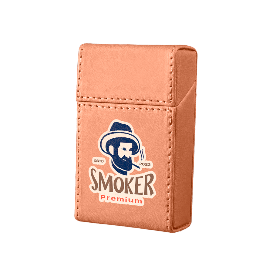 Flip Top PU Leather Full Bag Cigarette Cases - Imprint Now - AUS