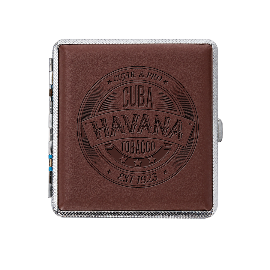 Leather Grain Metal Cigarette Cases - Imprint Now - AUS