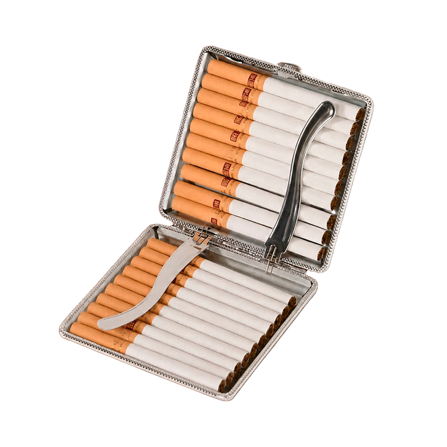 Leather Grain Metal Cigarette Cases - Imprint Now - AUS