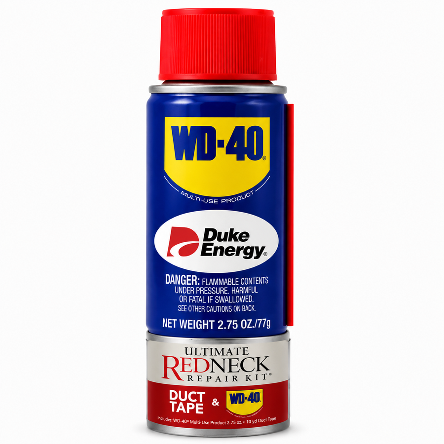 Ultimate Redneck Repair Kits, WD-40 81 mL Handy Cans and 6 yards of Duct Tapes - Imprint Now - AUS