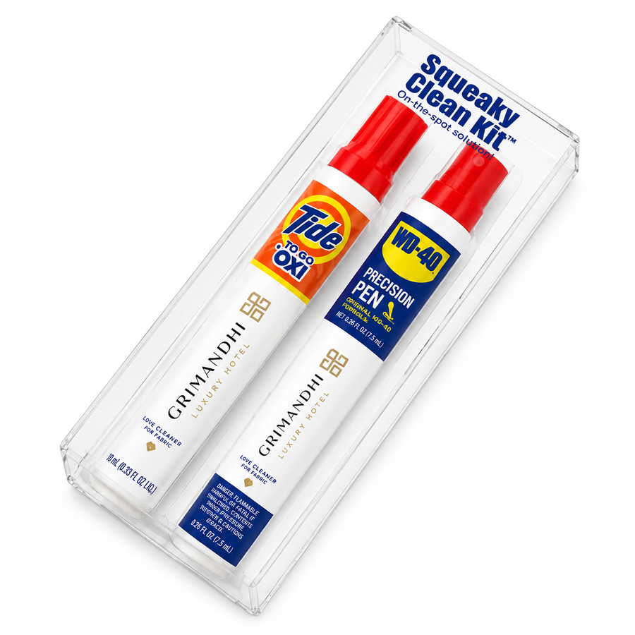 Squeaky Clean Kit - WD-40® Precision Pens and Tide® to Go + Oxi Travel Kits - Imprint Now - AUS