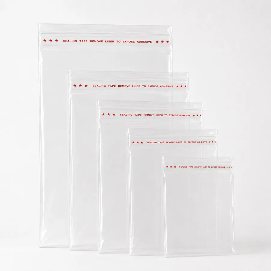 Resealable Clear Poly Bags - Imprint Now - AUS
