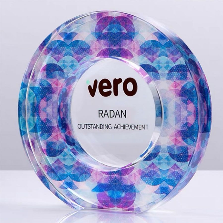 Colored Crystal Trophies - Imprint Now - AUS