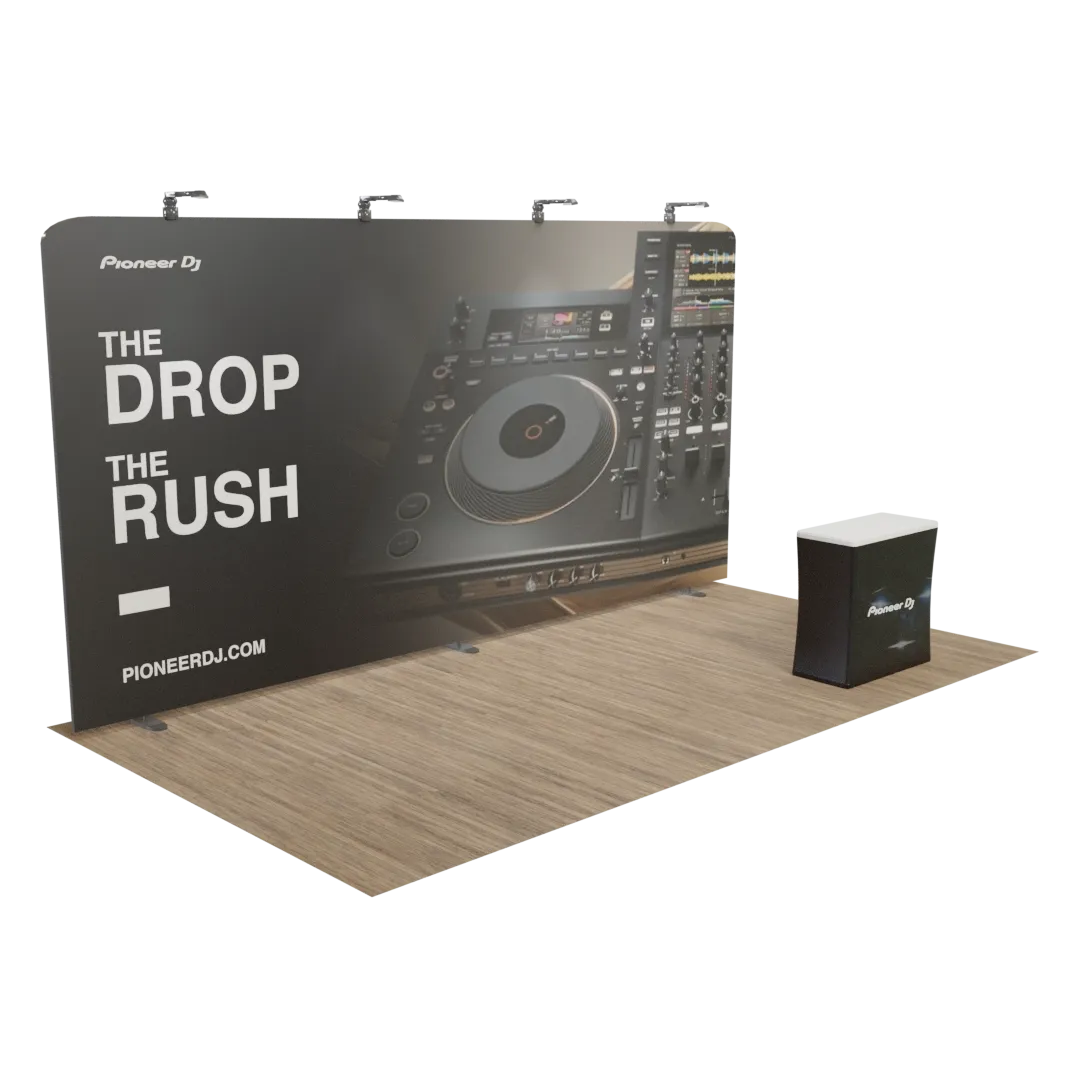 Custom Zip-up Trade Show Display 6.1 m x 3.1 m - Imprint Now - AUS