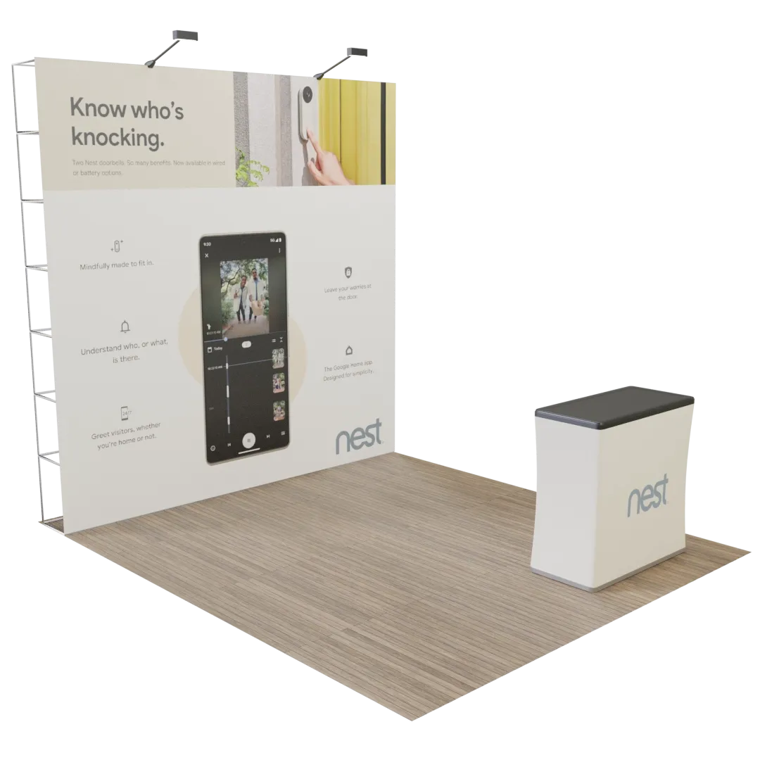 Custom Pop-up Trade Show Display Portable 3 m x 3 m - Imprint Now - AUS