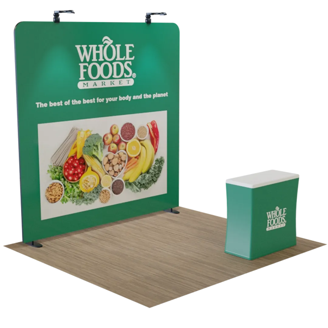 3 m x 2.4 m Straight Zip-up Display - Imprint Now - AUS